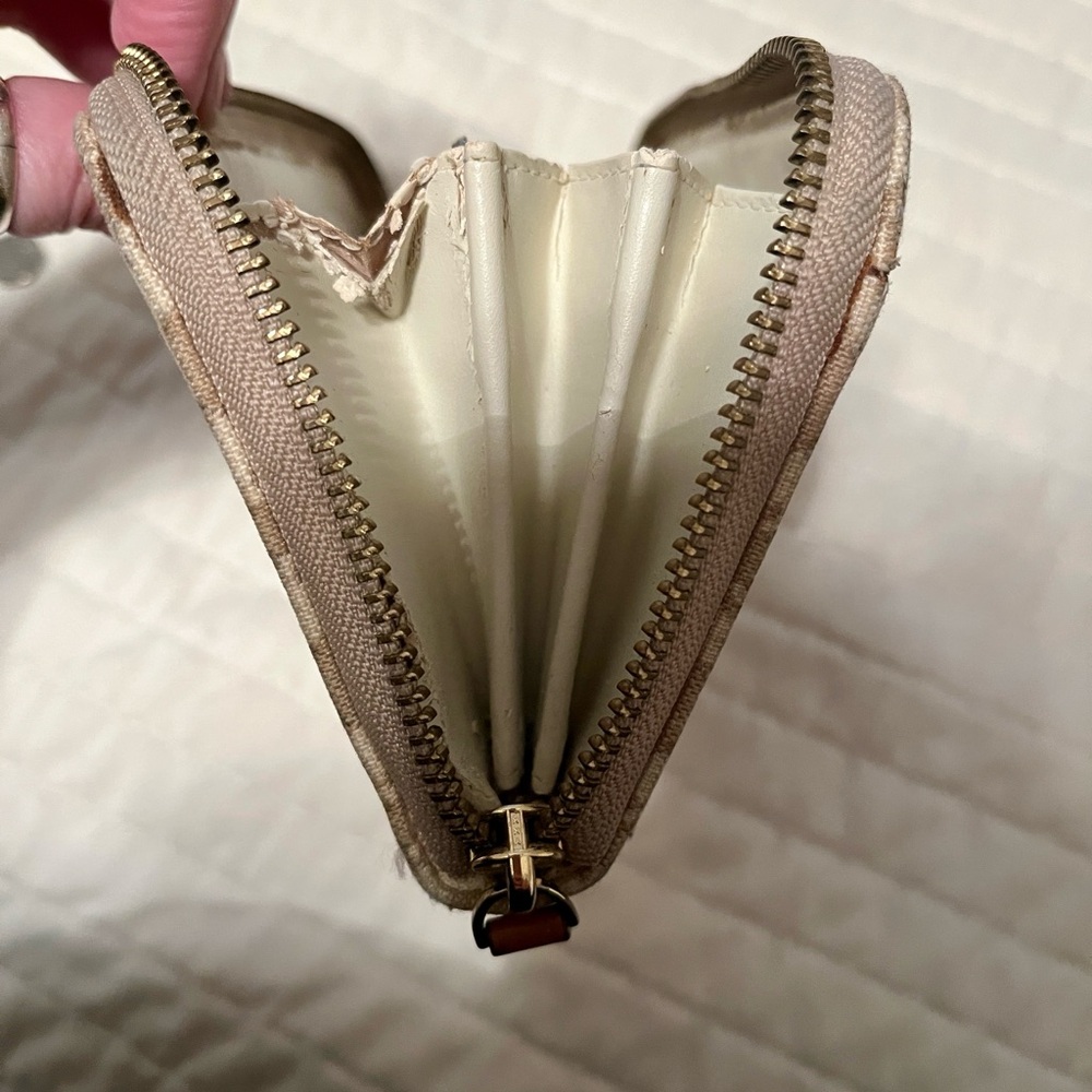 Kate Spade Stucco Beige and Tan Long Wallet - Picture 10 of 15